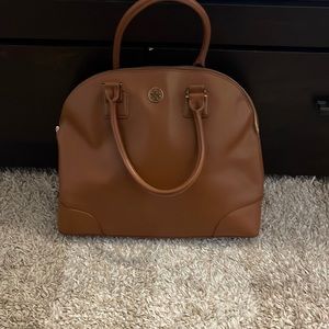 Brown Tory Burch tote bag